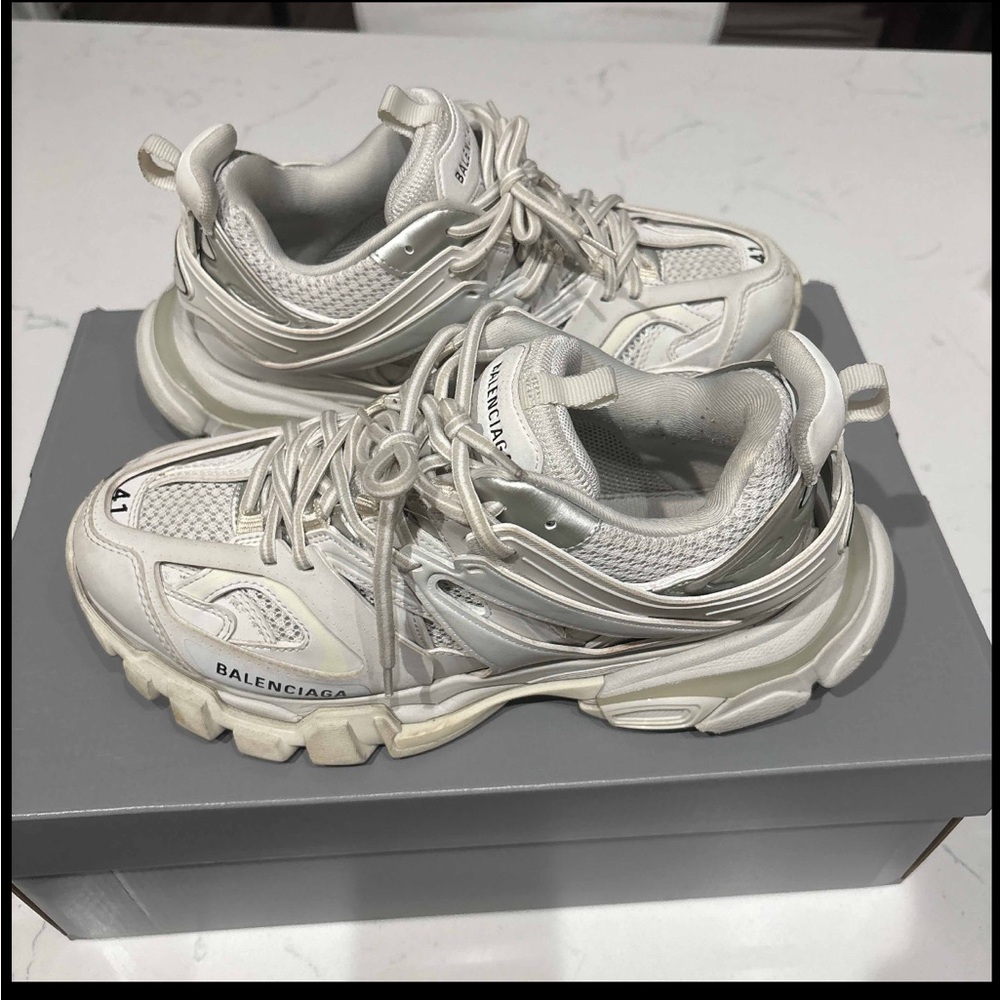 Balenciaga track white authentic by StockX